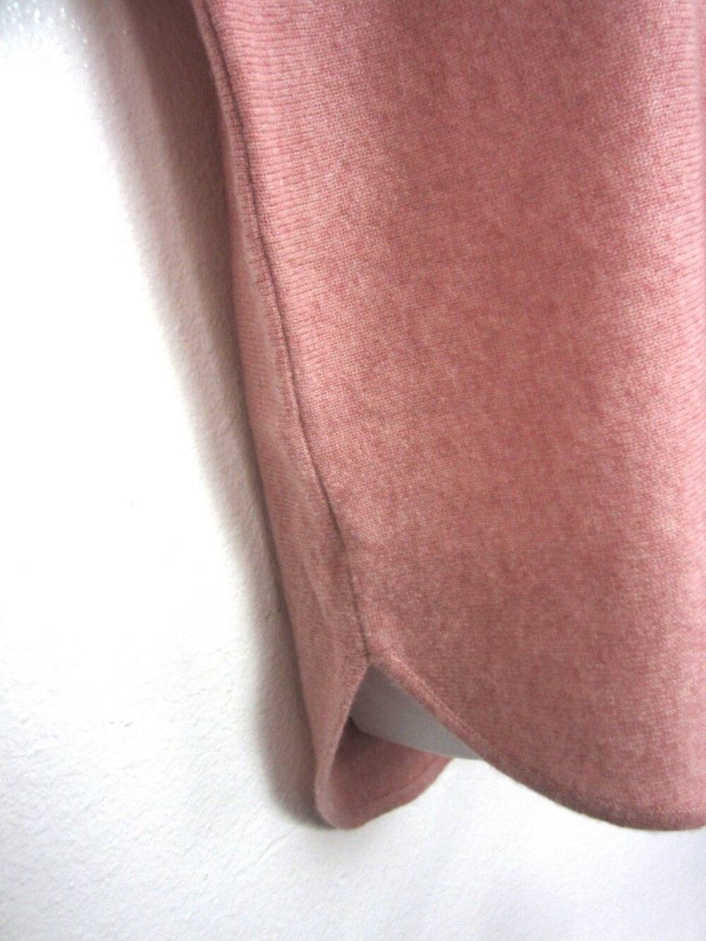 Charter Club Luxury Sz M 100% Cashmere Sweater Dusty Mauve Pink Boat Neck Tunic - Picture 8 of 12